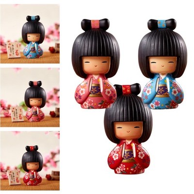 Kokeshi Puppen Traditionelle Mädchen Statuen Skulptur für die