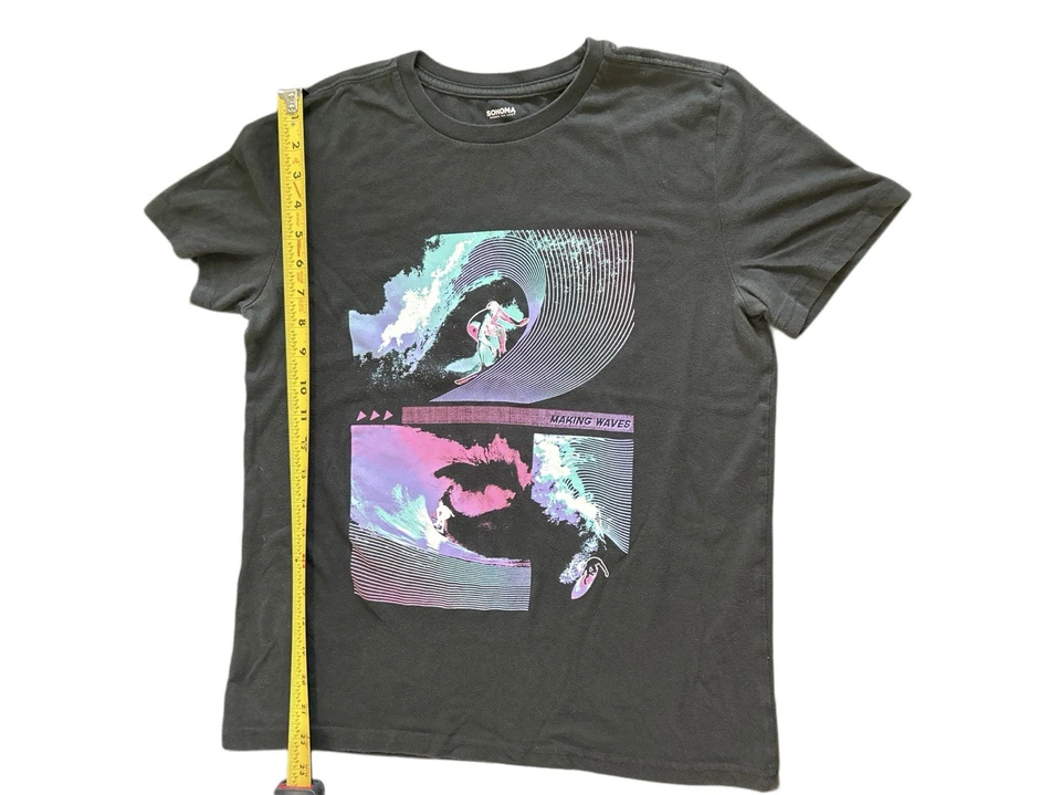 Camiseta Sonoma The Everyday Niñas L 14/16 Negra Surfer Niña Top Suave Elastizada Camiseta Foto 3 de 4