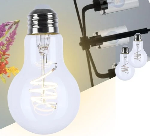 Satco S10521 - 6 Watt LED A19 Filament Light Bulbs - 2700K (2, 6 or 12 Pack) - Picture 7 of 9