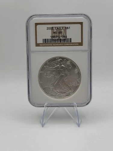 2003 American Eagle Silver MS69 NGC