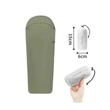 128g Ultralight Sleep Liner Outdoor Camping Sleeping Bag Hiking Hotel Single