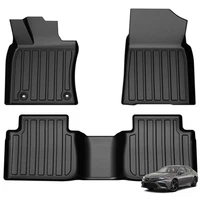 Floor Mats for 2018-2024 Toyota Camry Hybrid TPE All Weather 1st 2nd Row Black (For: Toyota Camry)