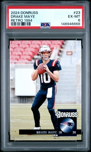 2024 PANINI DONRUSS RETRO 1994 #23 DRAKE MAYE ROOKIE RC PSA 6