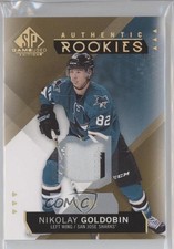 2015-16 SP Game-Used Spectrum Gold Prime Jersey /99 Nikolay Goldobin #189 a3q