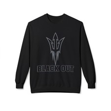 Sudadera unisex ASU The Fork Black Out, Universidad Estatal de Arizona, Universidad