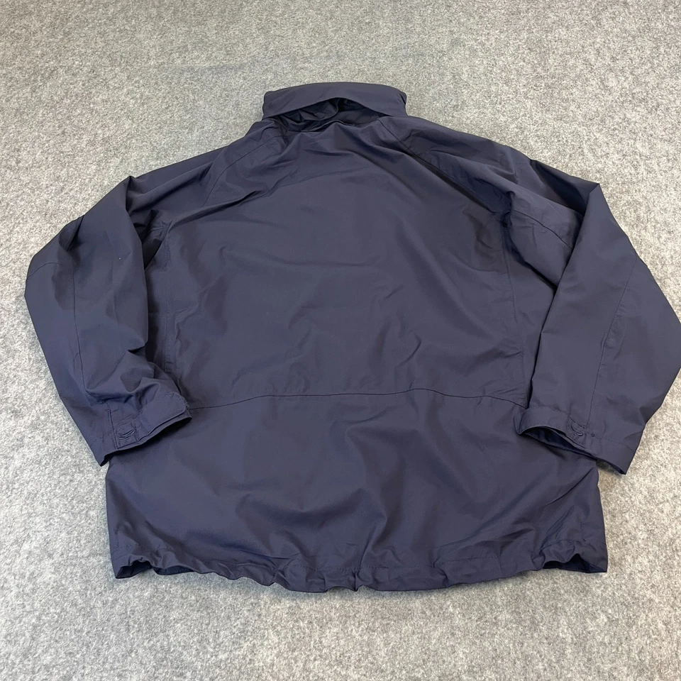 Hoggs Of Fife Hombres Chaqueta de Lluvia Abrigo Grande Con Capucha Azul Impermeable Foto 2 de 4