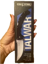 Cold Steel Talwar Folding Knife 5.50" Serrated CPM-S35VN Steel Blade G10 Handle