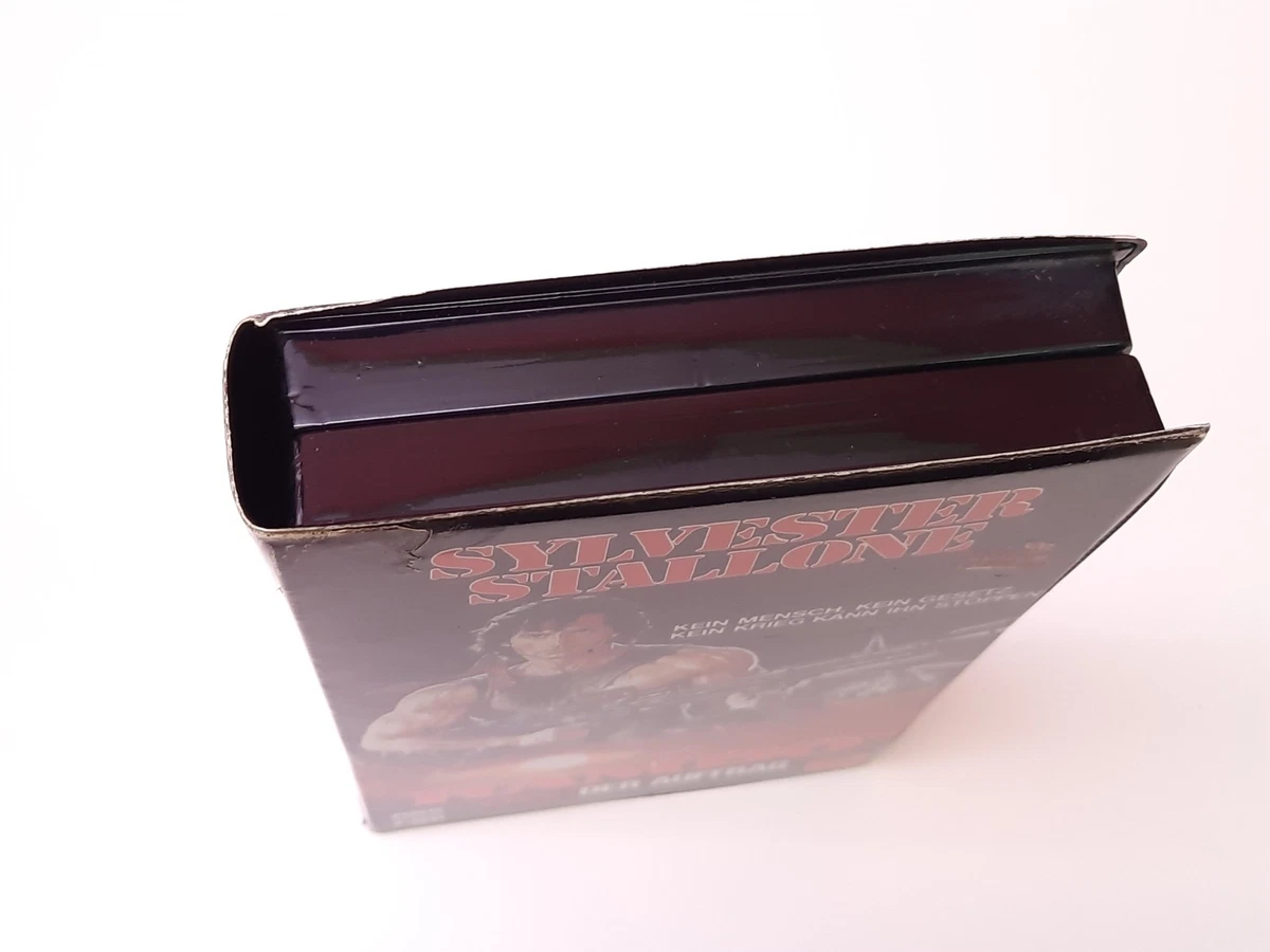 Rambo 2. Teil - Der Auftrag 1985 VHS German PAL Video Softbox Sylvester Stallone