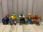 Teenage Mutant Ninja Turtles 5 Figure Lot Hockey Leonardo TMNT Vintage