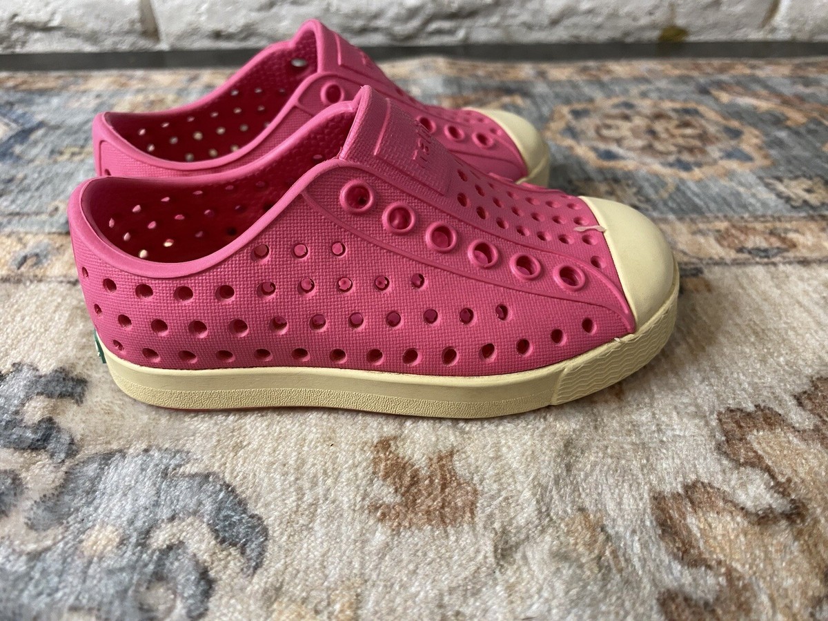 Native Jefferson Shoes - Hollywood Pink/Shell White Native Jefferson Shoes - Hollywood Pink/Shell White