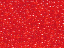 5B Red TOHO 11//0 Rocailles 2,2mm 10g 20g Transparent Rot glänzend Code