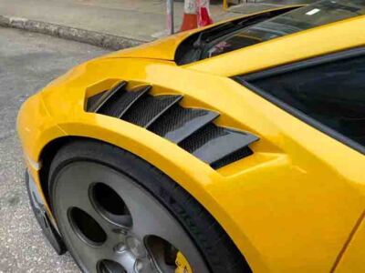 FRP Carbon Fiber Front Bumper Fender For Lamborghini Huracan LP580 LP610
