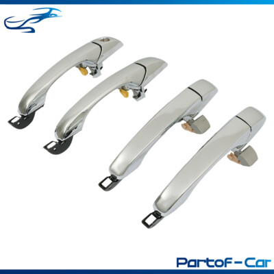 Outer Door Handle Chrome 4 Pieces Durable For CHRYSLER 300 / 300C 2005-2010