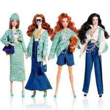 Fashion 1/6 Doll Clothes Set Princess Evening Dress Top Skirt Pants Shoes 11.5"