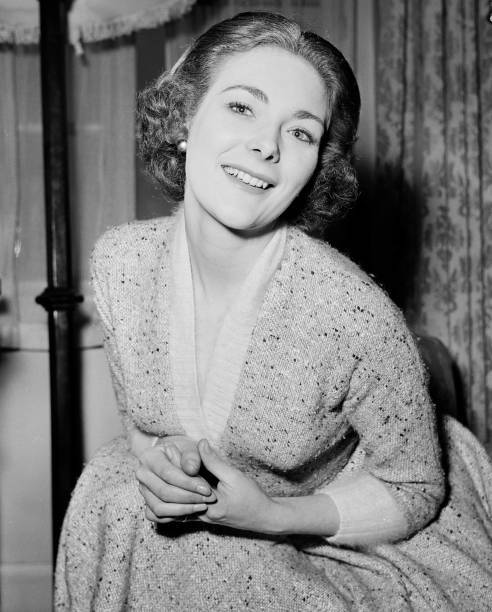 Actress Ann Sears In London 1957 Historic Old Photo