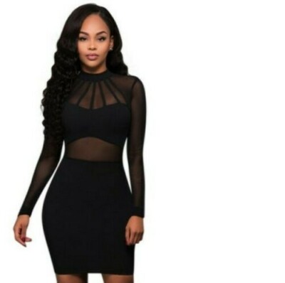 best bodycon dress brands Black Mesh Dress, Size M, Brand New Colour:CORNFLOWER 1940's Robin's egg blue vintage blue cheongsam dress online sale Evening gown