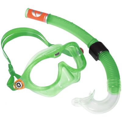 Aqualung Reef Kinder Set grün - Maske ( Taucherbrille ) + Schnorchel