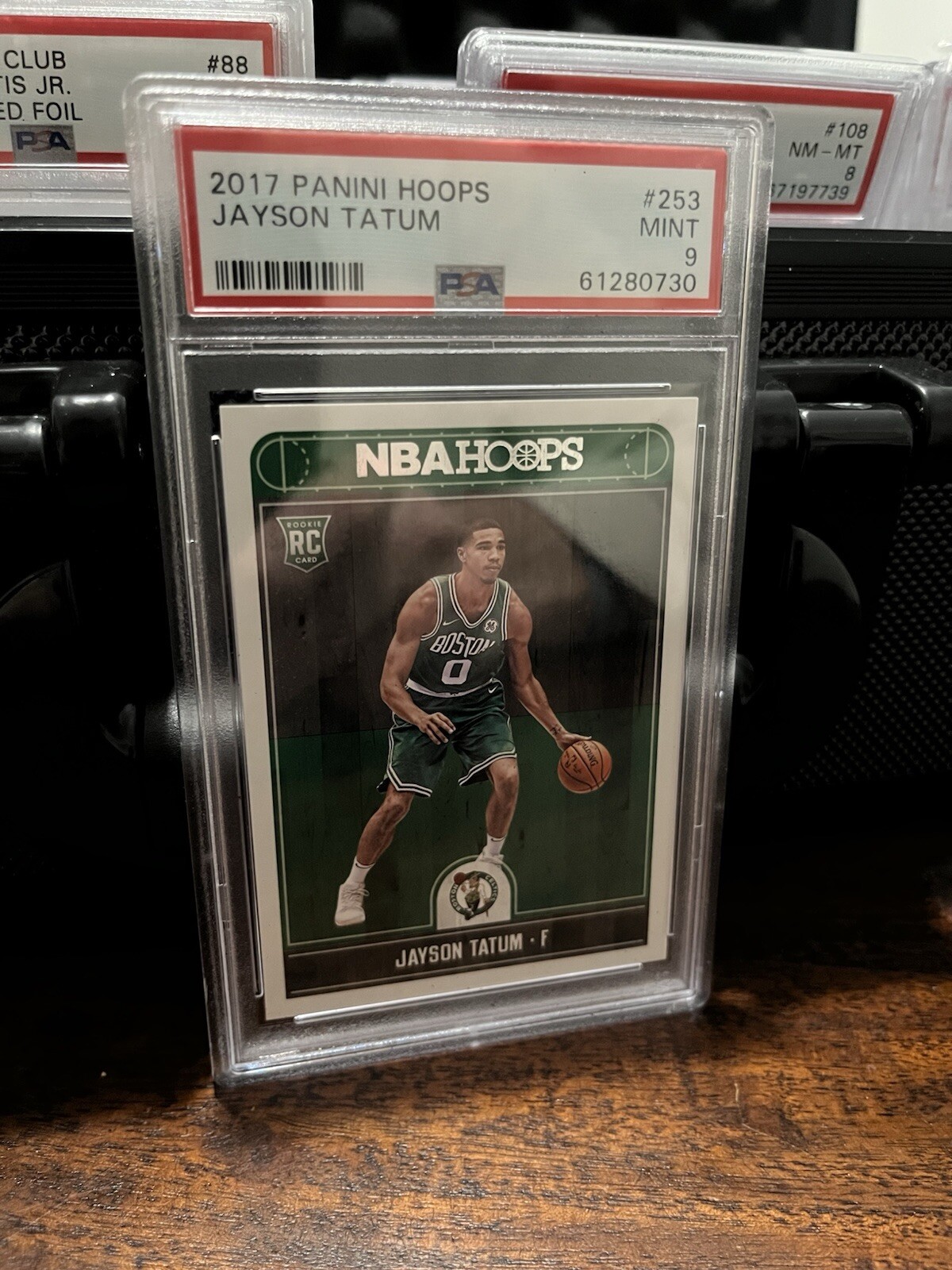 2017-18 Panini NBA Hoops #253 Jayson Tatum Rookie RC PSA 9 MINT Celtics
