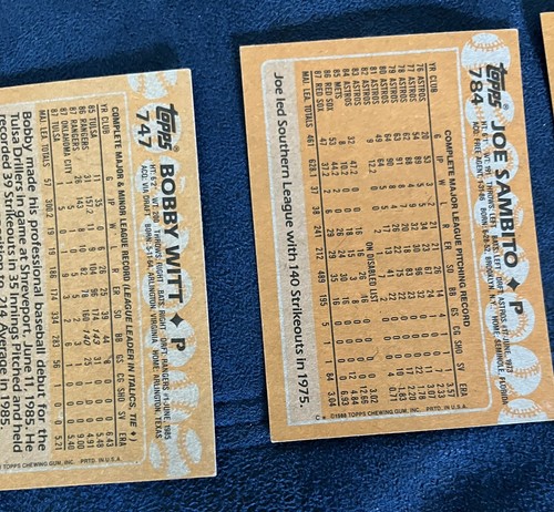 Baseball Cards Lot - 20 Cards (2 Duplicates) And 1 Checklist - Picture 12 of 20