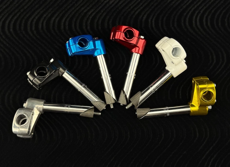 ALLOY 7/8" 22.2MM OLD SCHHOL BMX BIKE 4 BOLT QUILL STEM VINTAGE CRUISER BICYCLE. - Image 3 of 4