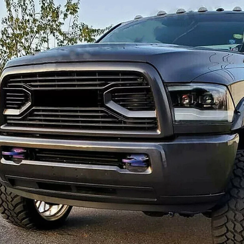 Front Bumper Grille For 2013 2014 2015 2016 2017 2018 Ram 2500/3500 Big Horn Foto 3 de 4