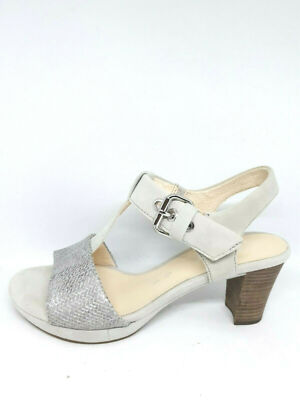 GABOR Damen Pumps Sandaletten HIgh Heels 42.394.40 Leder Grau UK5 Gr.38 Neu 
