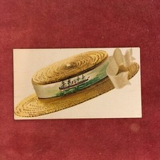 KINNEY BROS CIGARETTE CARD - NOVELTIES (rectangular) N228 # 47 STRAW BOATER
