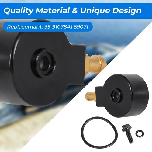 For Mercury 59071 35-91078A1 Fuel Filter Inlet Pump Cover Mariner 6cyl 115 140hp - Foto 4 di 12