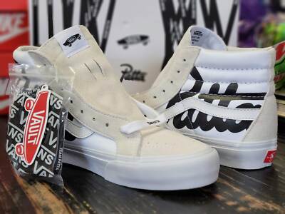 Vans SK8-HI Reissue VI Patta White/Black Skateboard Sneaker Men 