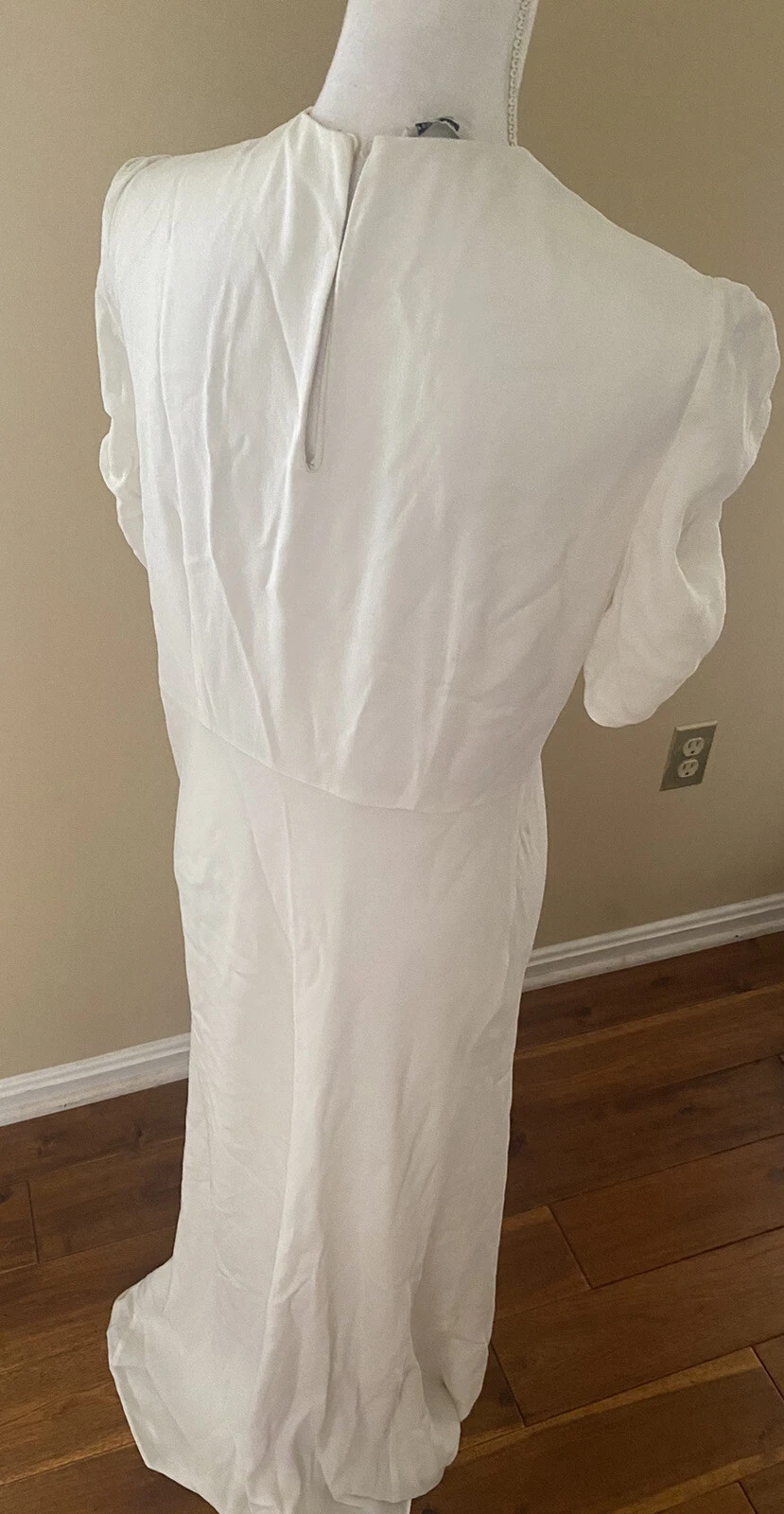 Abito Miu Miu impreziosito taglia 44 8 avorio 2700€