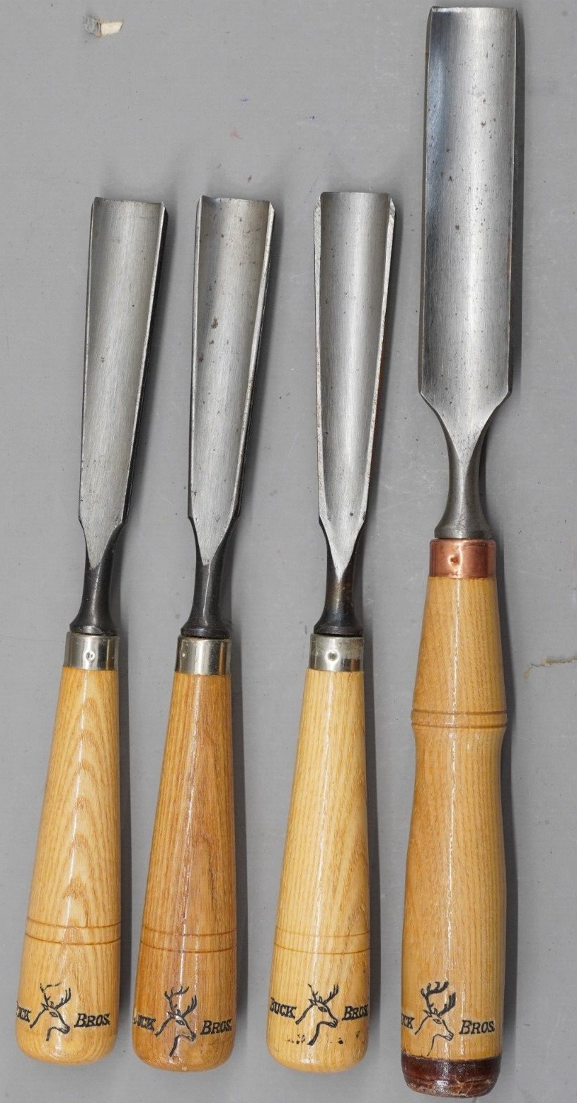 24 Buck Brothers Wood Working Turning Tools Chisel Gouges Carving Pre
