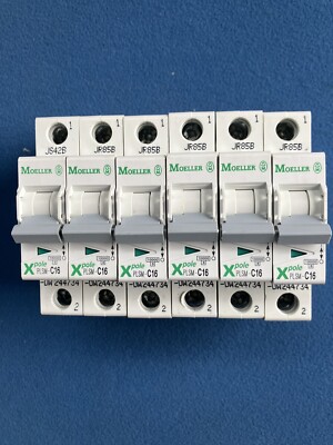 Moeller X Pole PLSM C16 DW MCB (Preis gilt für 6 Stück) Kostenlose Lieferung 