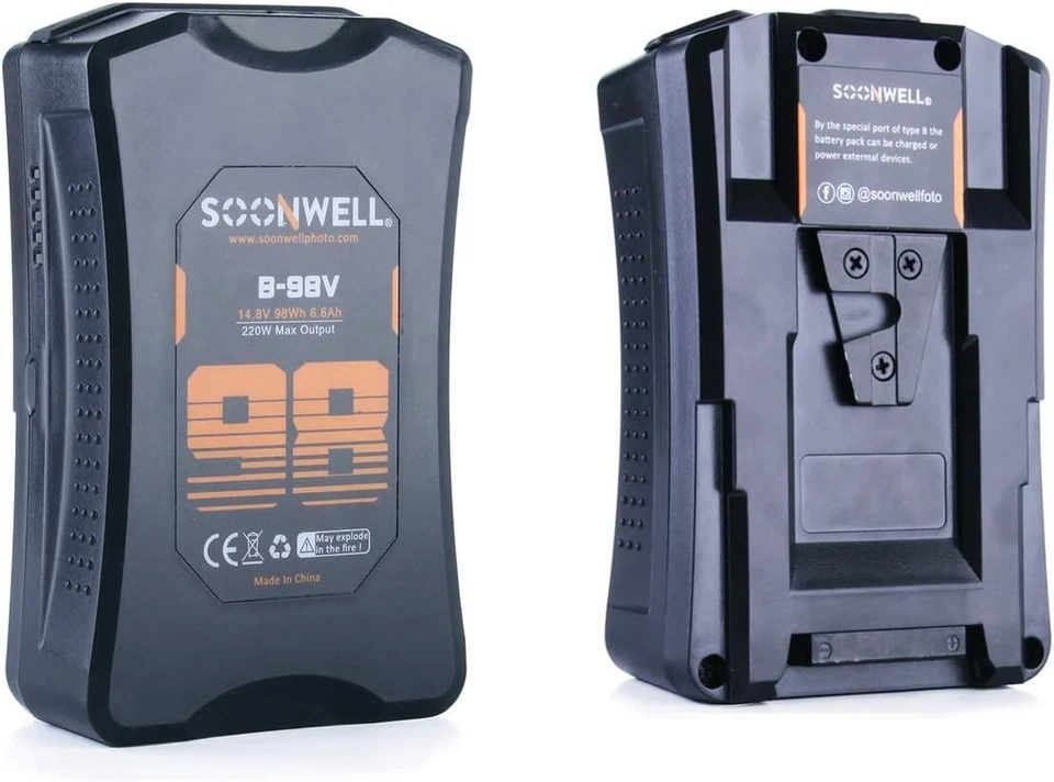 Batterie Lithium Rechargeable│SOONWELL│Cinéma & Audiovisuel│Vidéo│B98│14,8 V - Bild 2 von 4