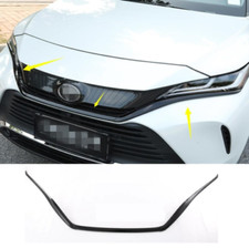 For Toyota Venza 2021-2024 Bright Black Abs Front Center Grill Grille Cover Trim
