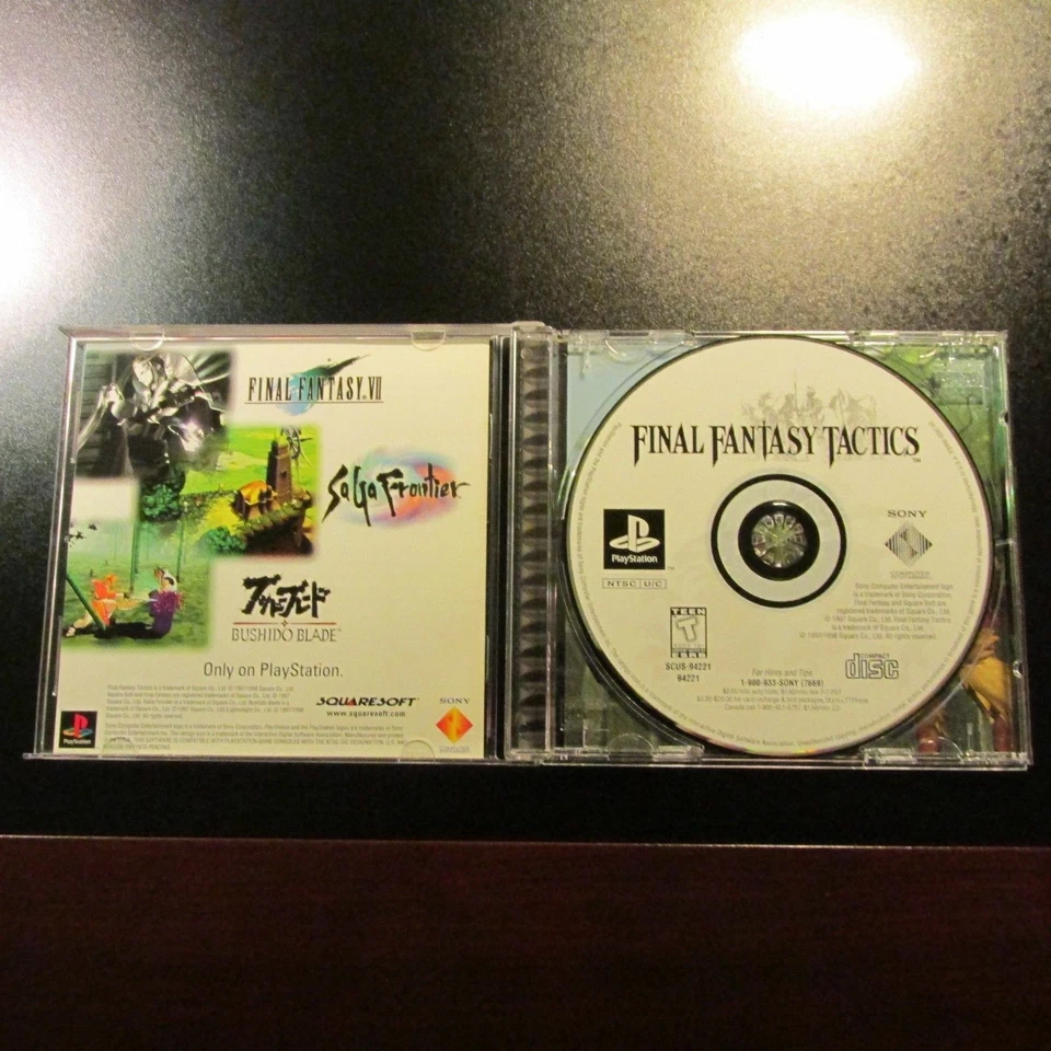 Final Fantasy Tactics (SONY PlayStation 1, 1998) PS1 COMPLETE NEW PRISTINE MINT - Image 2 of 4