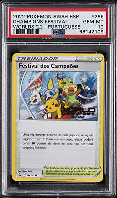 2022 POKEMON SWSH BLACK STAR PROMO #296 CHAMPIONS FESTIVAL 2022 POKEMON SWSH BLACK STAR PROMO #296 CHAMPIONS FESTIVAL