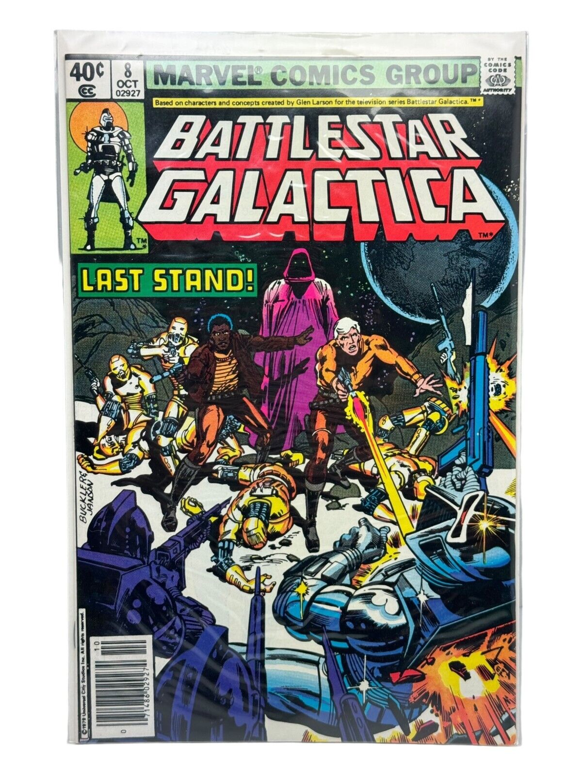 BATTLESTAR GALACTICA 8 NEWSTAND RICH BUCKLER 1980 VINTAGE V 1 LAST STAND SPACE
