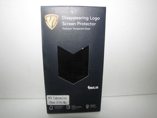 NBALAB Disappearing Logo Screen Protector iPhone 14 Pro Max Timberwolves NBA - 第 1/2 張圖片