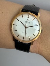 Omega Geneve Orologio Automatico Cal.552 Oro Massiccio 18k 750 Uomo Svizzero 161.033