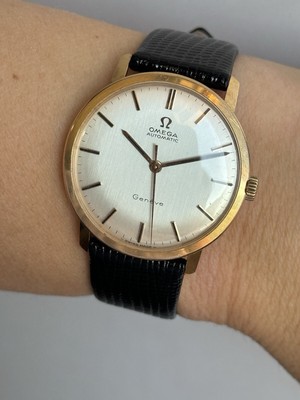 Omega Geneve Watch Automatic Cal.552 Solid Gold 18k 750 Mens Swiss 161.033