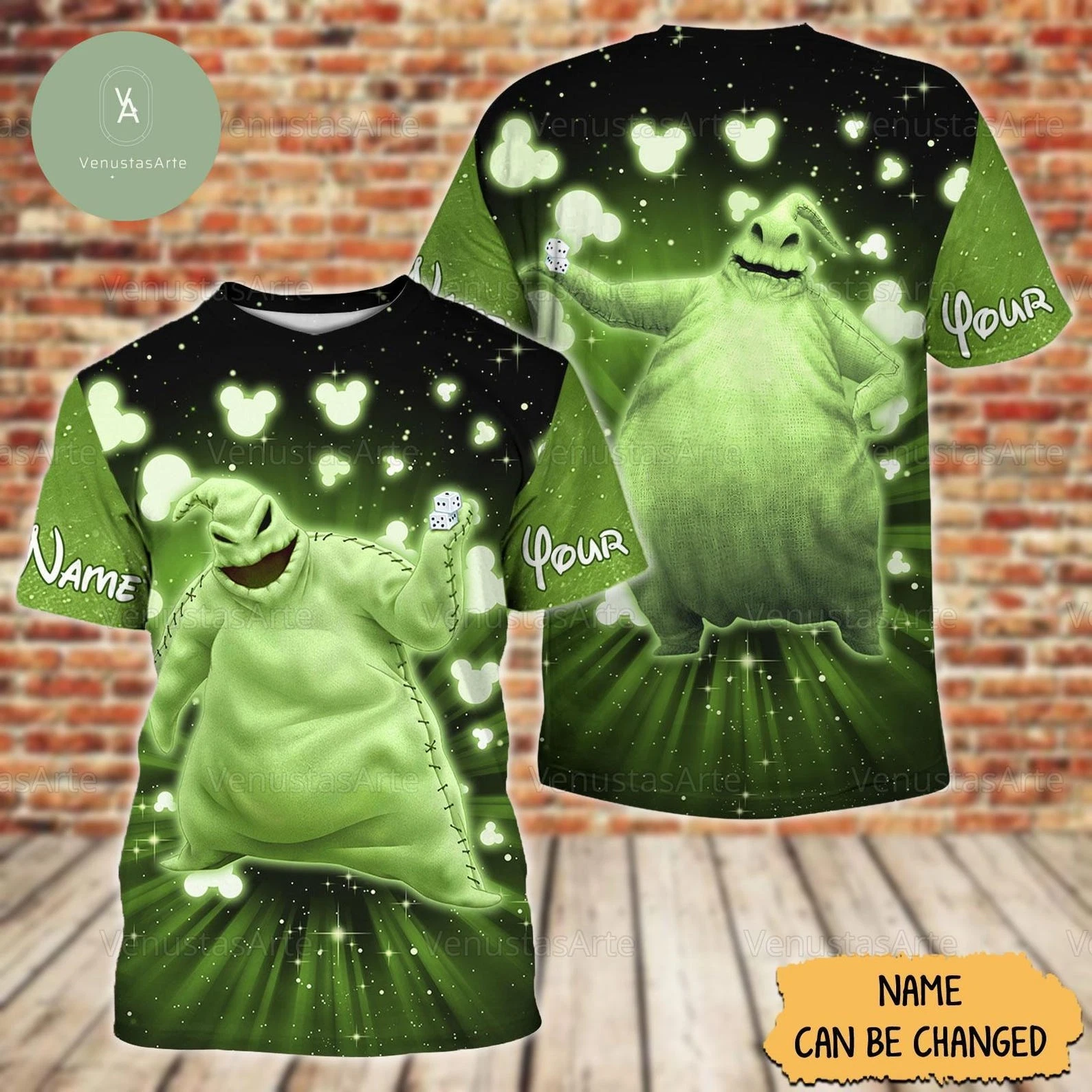 Personalized Halloween Oogie Boogie 3D T-SHIRT US Size All Over Print