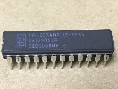 (1 PC)  MMI  PAL20R4AMJS/883B Programmable Array Logic 24 Pin Ceramic 8412904LA