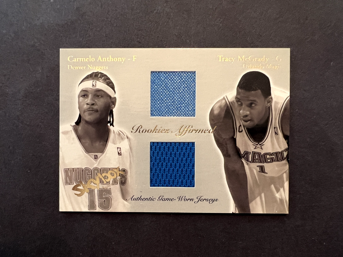 Tracy Mcgrady&Carmelo Anthony ダブルサインカード