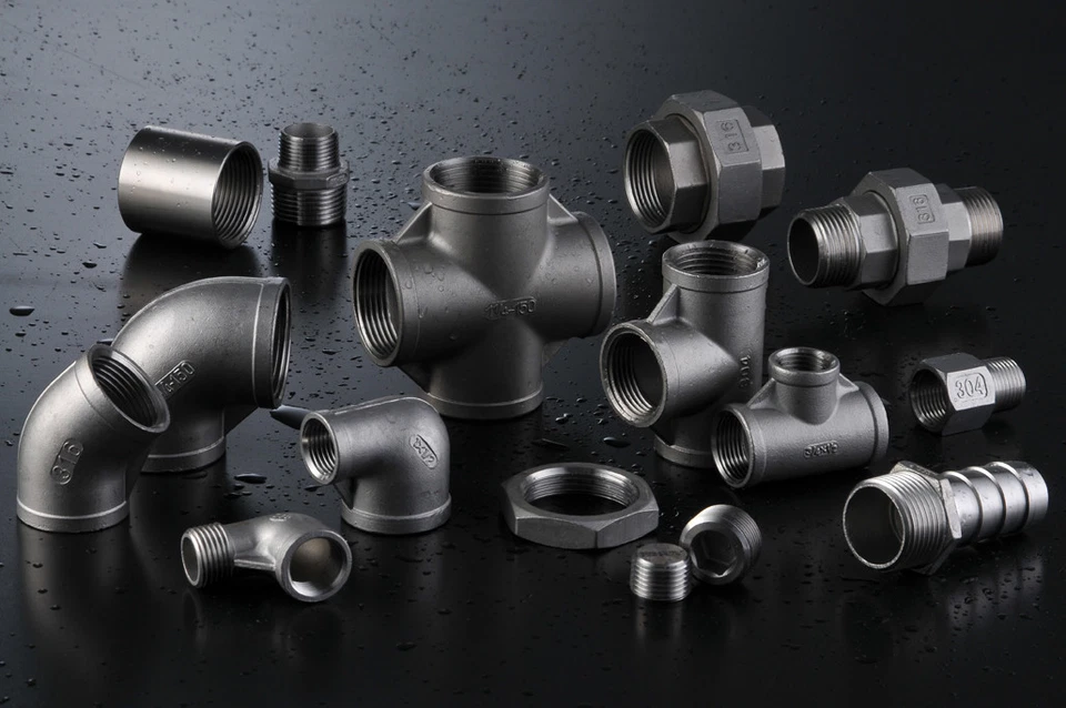 1/2" Inch stainless steel 304 45  Degree Elbow Threaded NPT Class 150 Heavy Duty - Image 2 of 2