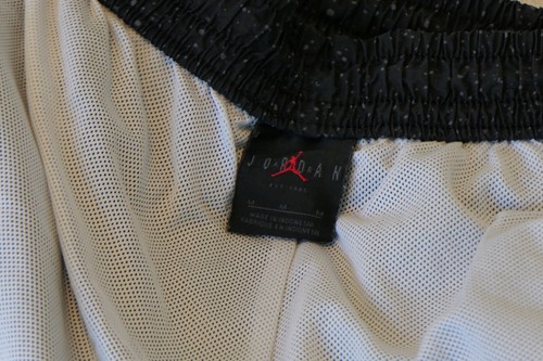 Jordan Shorts Mens Medium Black Gray Lined 9” Inseam Jumpman Drawstring Pockets - Picture 5 of 15