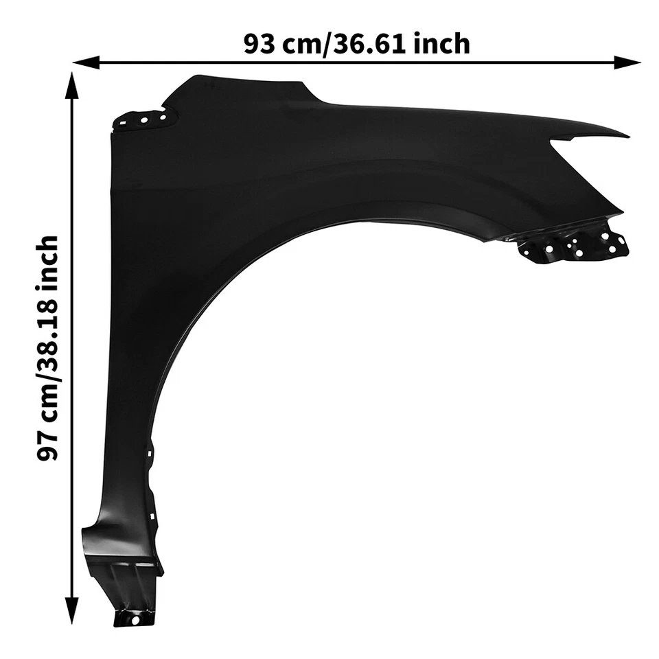 Front Right Fender Panel For 2012-2020 Chevrolet Sonic Primed Steel Exact Fit Foto 2 de 4