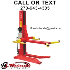 New AMGO SML-7 7,000 lb Portable Single Post Lift