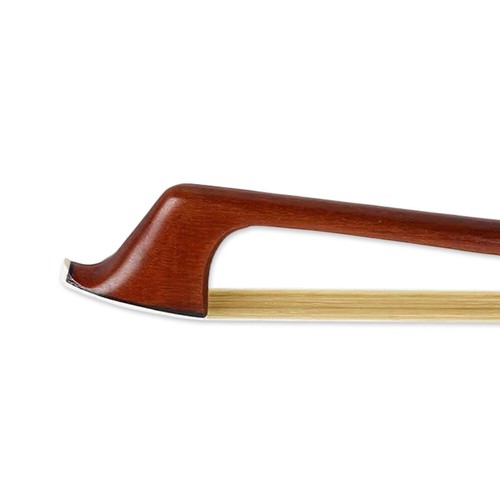 4/4 Cello Bow Brazilwood with Ebony Frog Natural Horse Hair STRAIGHT NICE TONE - Picture 8 of 13