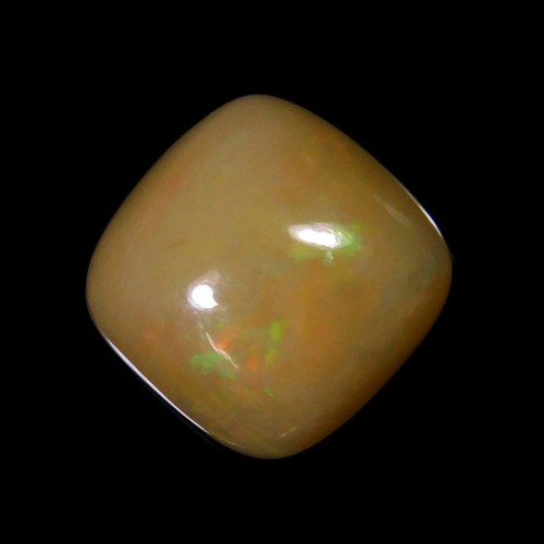 11 MM Natural Ethiopian Opal Cushion Shape Cabochon Loose Gemstone 3 Carat - Picture 2 of 3