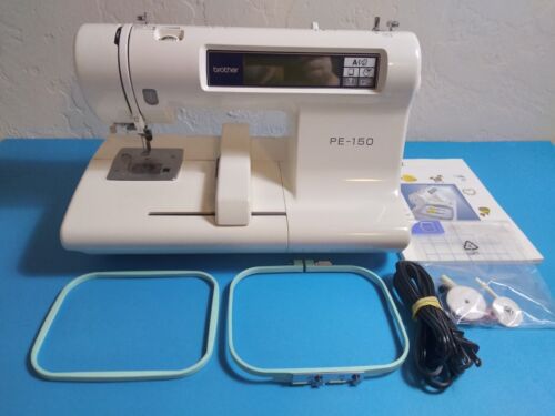 Brother PE-150 Computerized Embroidery Sewing Machine Powers on As-is  - Picture 1 of 14